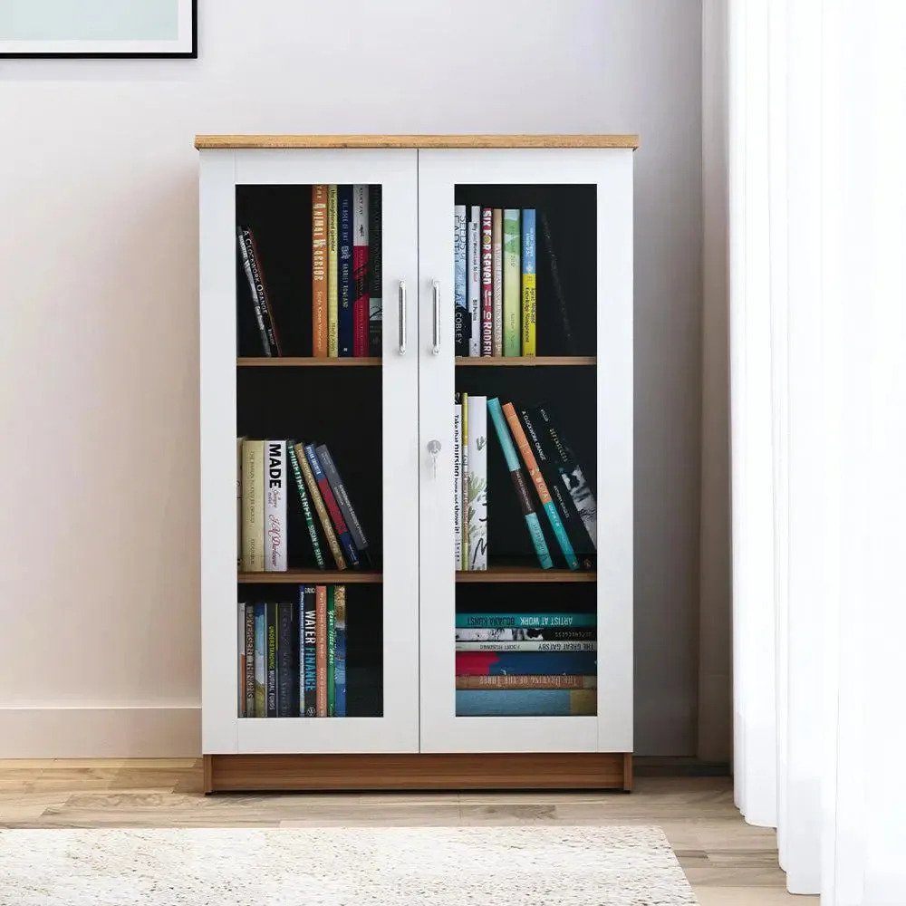 Rustic Metal Frame Bookshelf