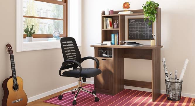 Bond Engineered Wood Study Table in Classic Walnut Finish