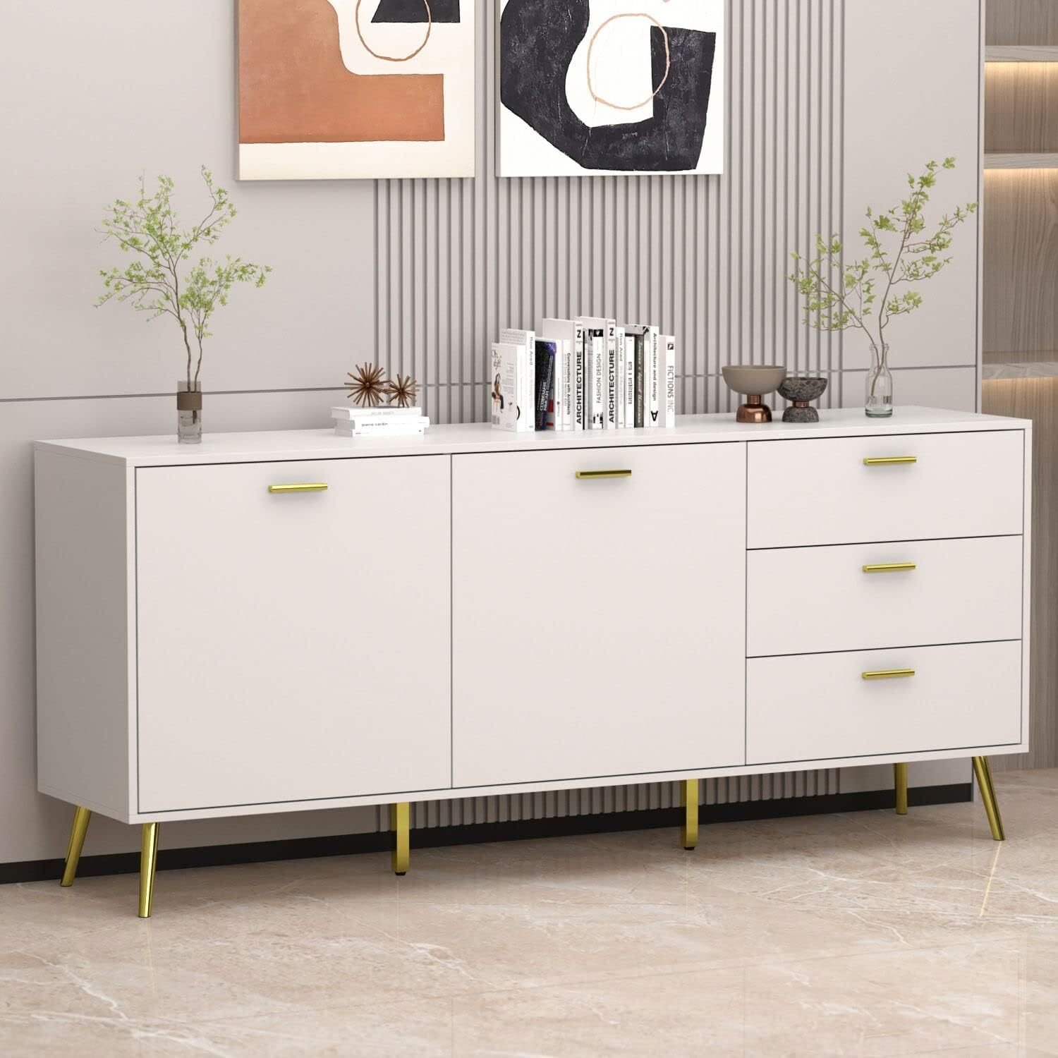 Elena High Gloss Cabinet