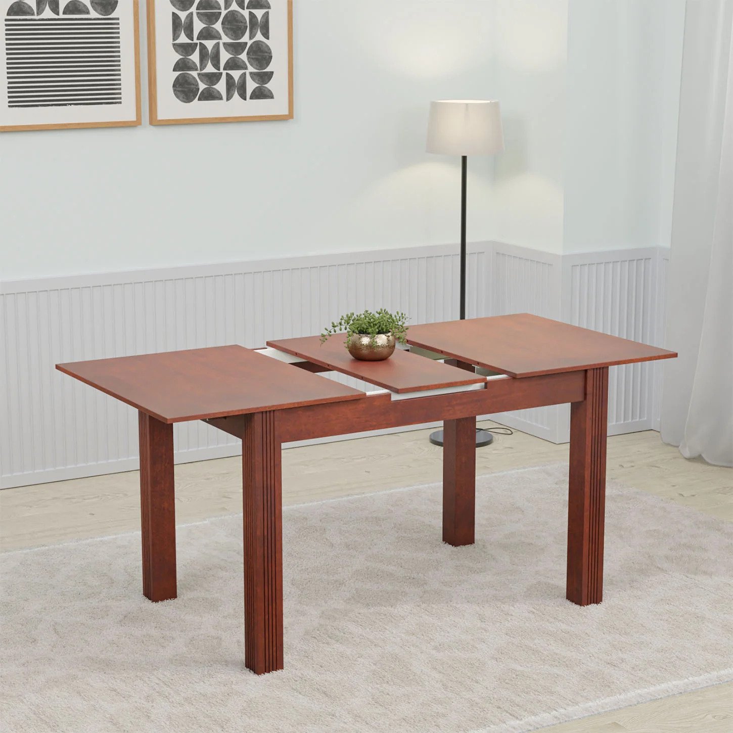 Berlin Oak Extendable Dining Set